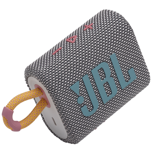 Parlante JBL Go 3 Bluetooth Waterproof Gris