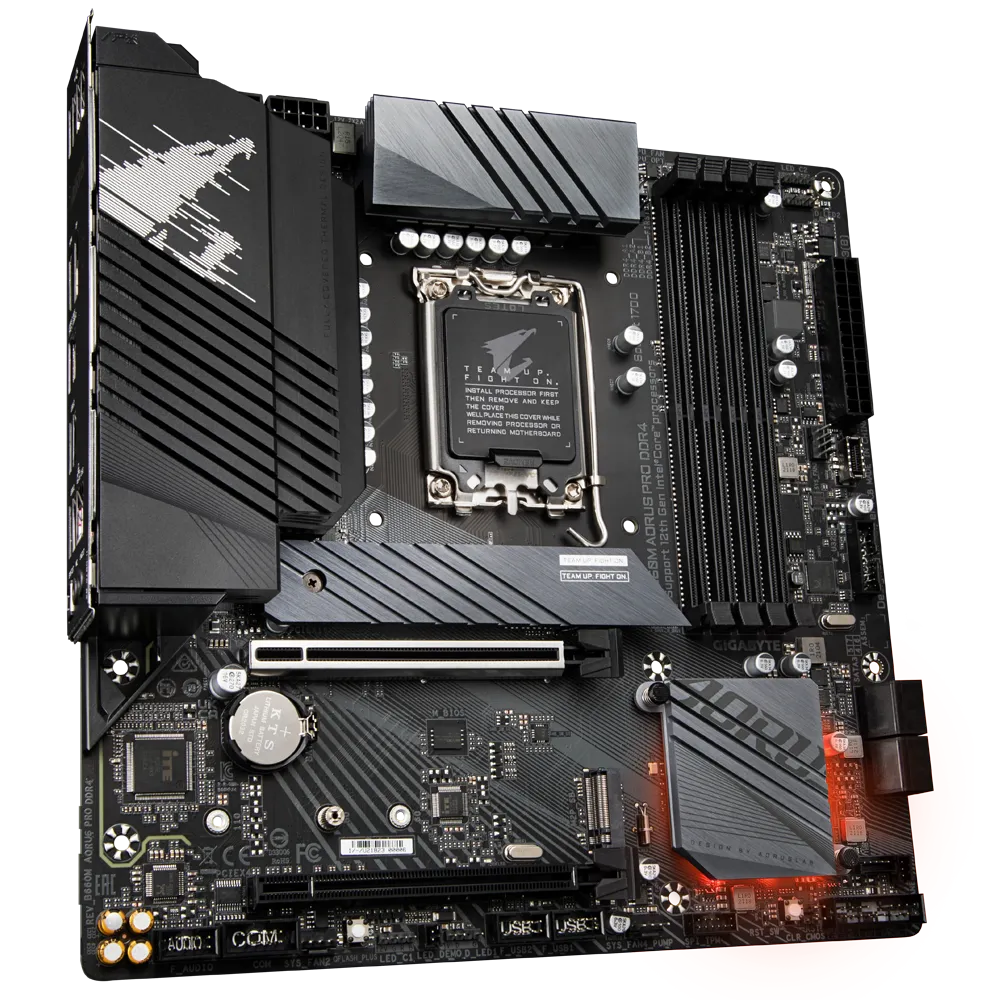 Mother GIGABYTE B660M AORUS PRO DDR4 1.0 s1700 (12va Gen) (9995)