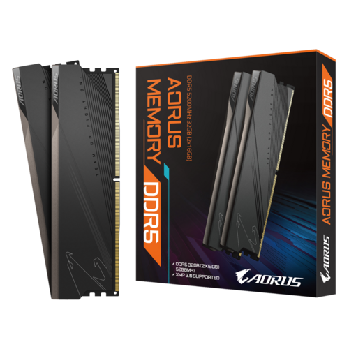 Memoria DDR5 Gigabyte 32Gb (2x16Gb) 5200 MHz Aorus (0335)