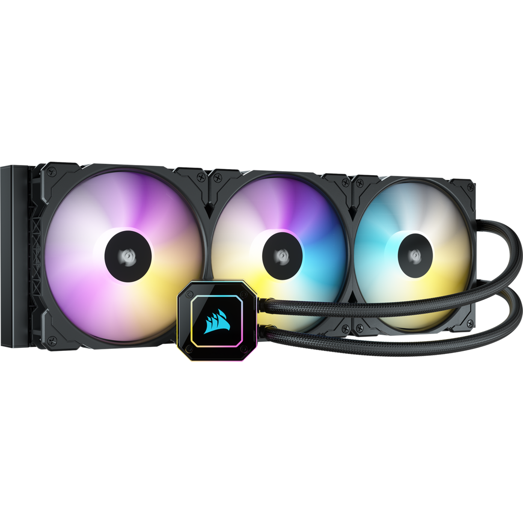 Water Cooling Corsair iCUE H170i ELITE Capellix 3x CPU Cooler 420mm Black (3432)