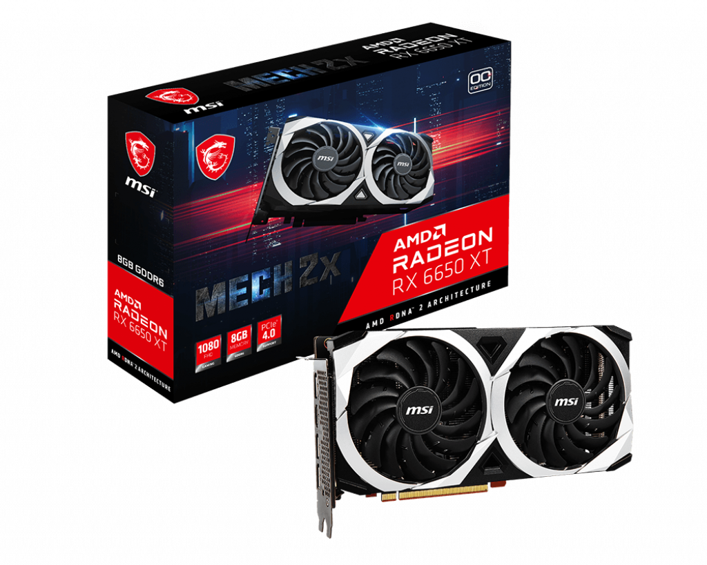 VGA MSI Radeon RX 6650 XT MECH 2X 8G OC (5440)