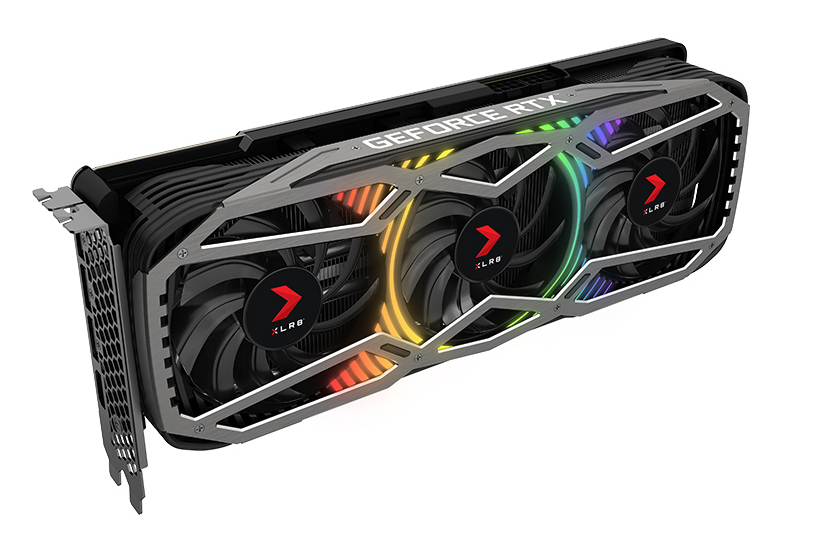 VGA PNY GeForce RTX 3080 12GB XLR8 GAMING REVEL EPIC-X-RGB Triple FAN LHR (0660)