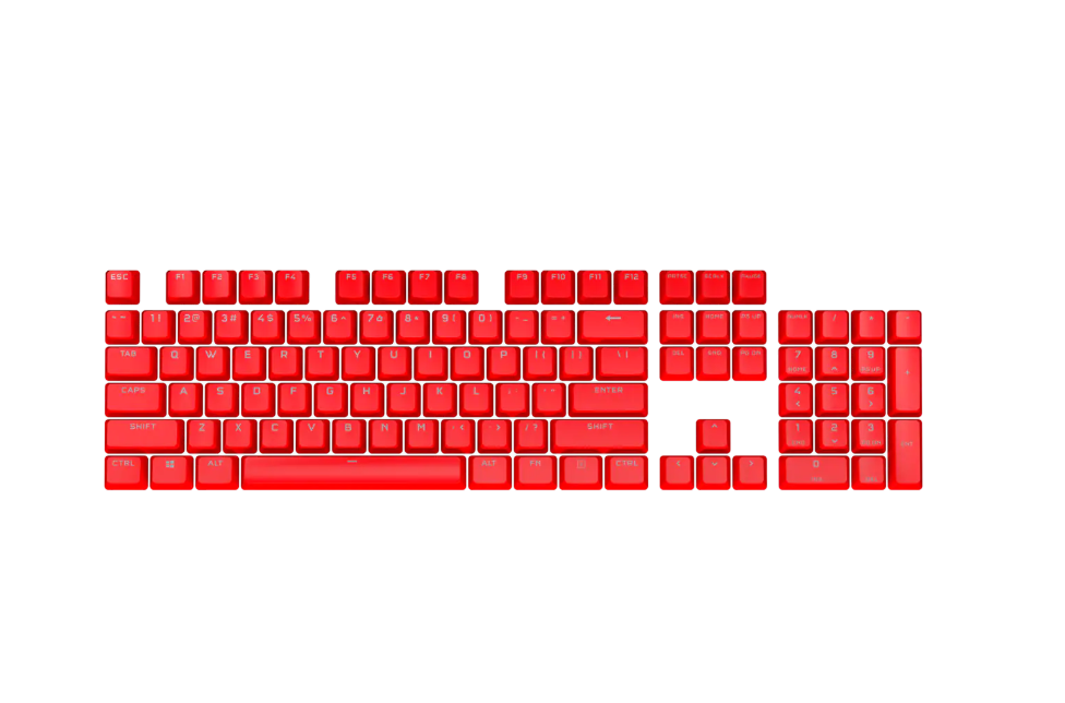 Kit de Teclas Corsair PBT DOUBLE-SHOT PRO Origin Red (8896)