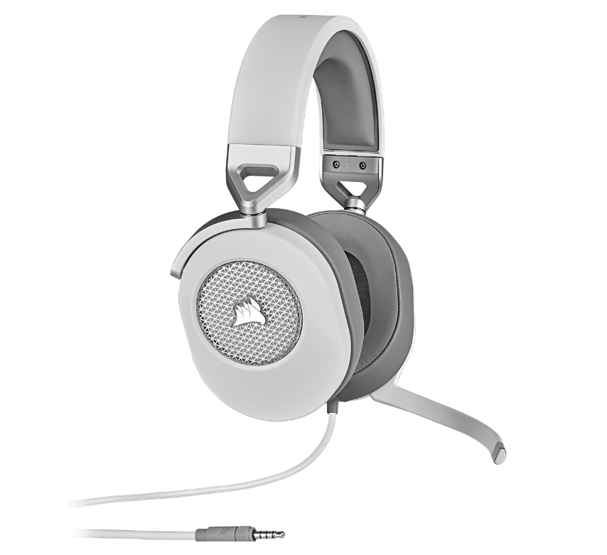 Auricular Corsair HS65 Gaming Surround 7.1 White