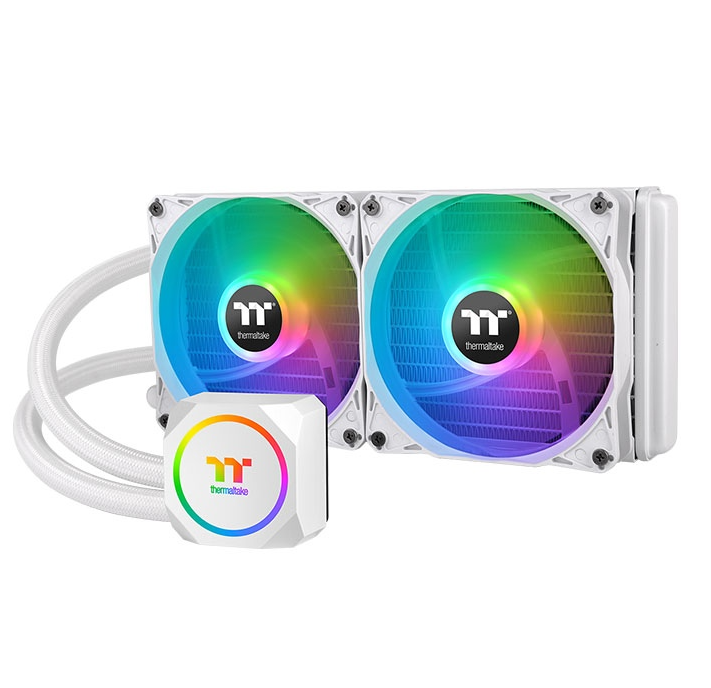 Water Cooling TT TH240 ARGB Sync AIO 240mm Snow Ed. White (6579)
