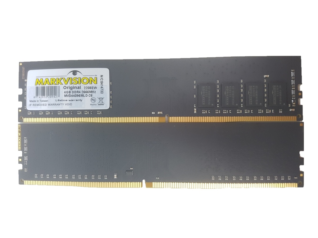 Memoria DDR4 Markvision 4Gb 2666 MHz 1.20V BULK