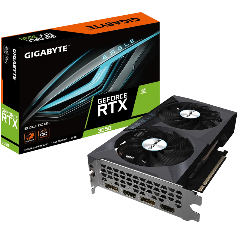 VGA Gigabyte GeForce RTX 3050 EAGLE  OC 8G (0721)