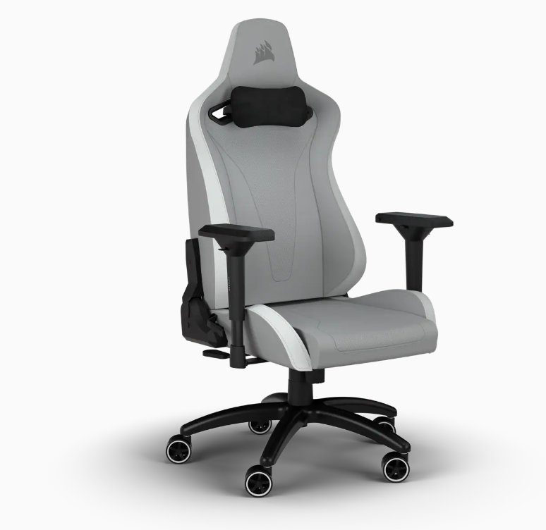 Silla Gamer Corsair TC200 Cuero Gris / Blanco (5268)