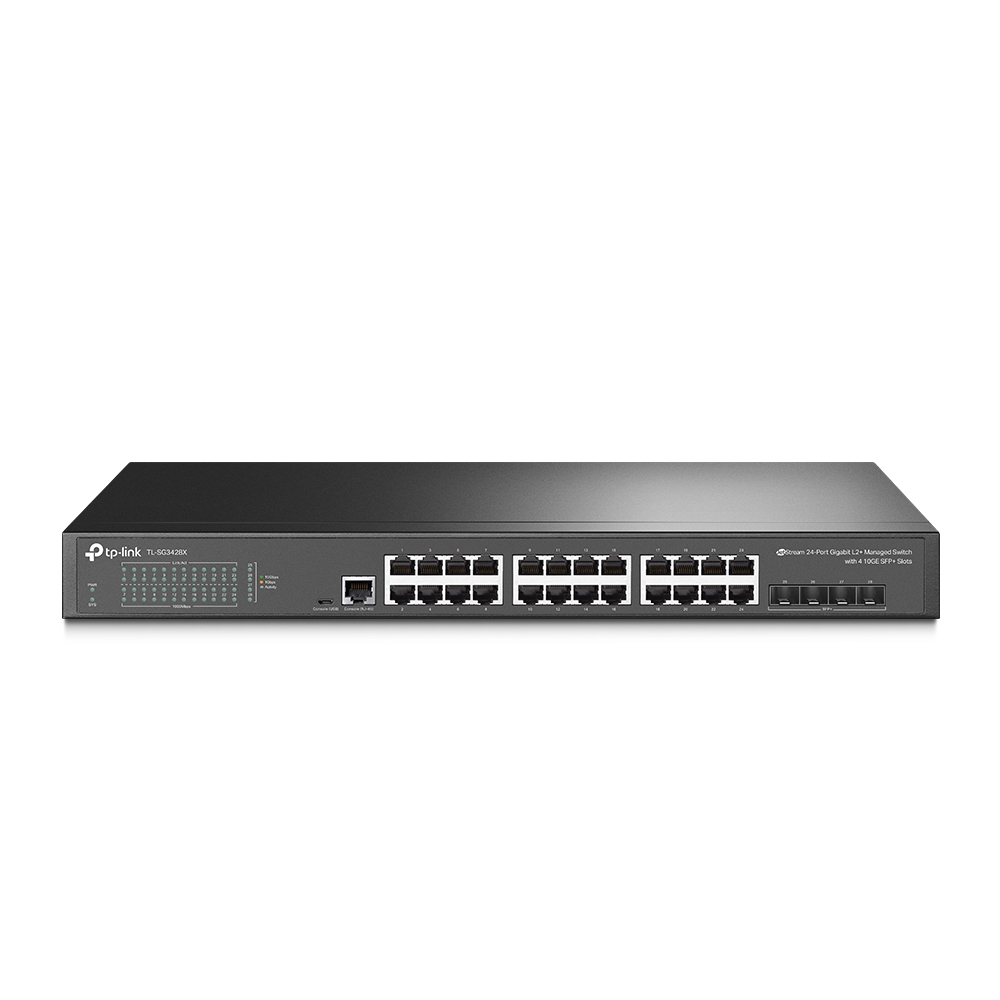 Switch Tp-Link TL-SG3428X Jetstream 24 Puertos + 4 SFP 10 G L2 Gigabit