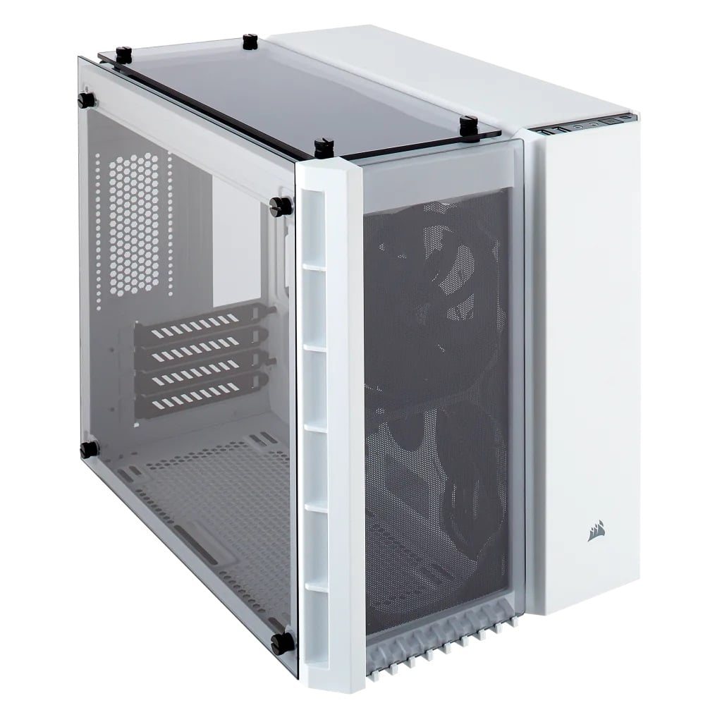 Gabinete Corsair Crystal 280X m-ATX Tempered Glass White