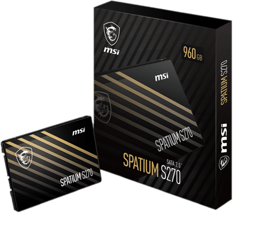 Disco SSD MSI 120GB SPATIUM S270 SATA 2.5"