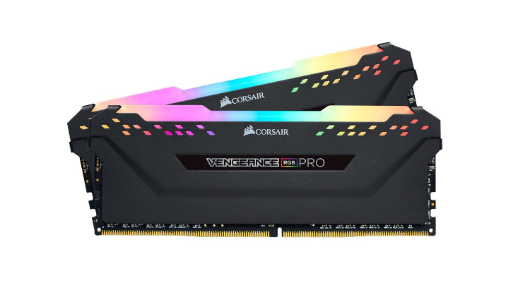 Memoria DDR4 Corsair 16Gb (2x8Gb) 3200 MHz Vengeance RGB Pro Black (2872)