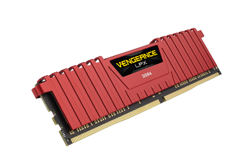 Memoria DDR4 Corsair 8Gb 2666 MHz Vengeance LPX Red