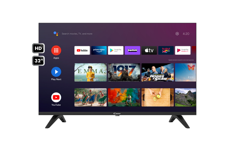 Television CANDY SMART TV LED 32 HD ANDROID 11  32GTV1400 (7321)