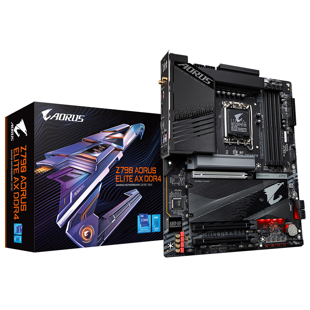 Mother GIGABYTE Z790 A ELITE AX DDR4  1.0 s1700 (13va Gen) (9955)