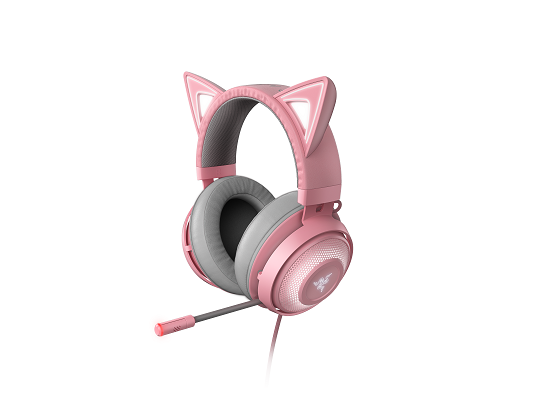 Auricular Razer Kraken Kitty Chroma USB Quartz