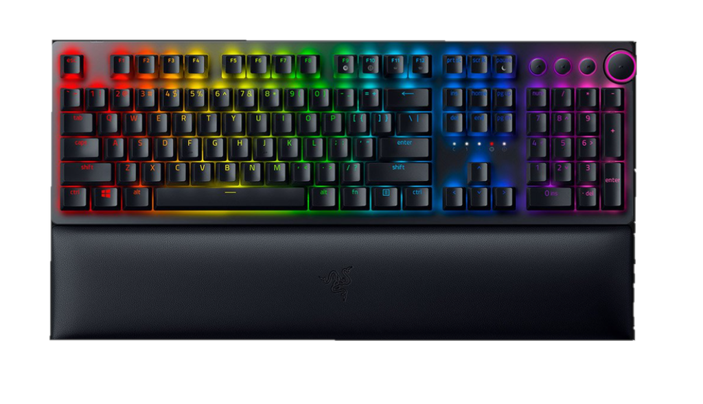 Teclado Razer Huntsman V2 Optimal Switch Purple SP Layout Black