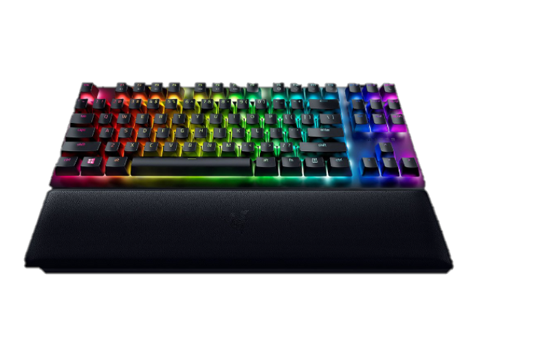 Teclado Razer Huntsman V2 Tenkeyless Optimal Switch Purple US Layout Black