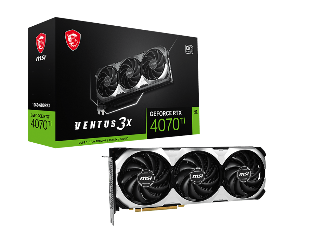 VGA MSI GeForce RTX 4070 Ti VENTUS 3X 12G OC (7243)