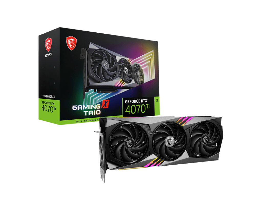 VGA MSI GeForce RTX 4070 Ti GAMING X TRIO 12G (7298)