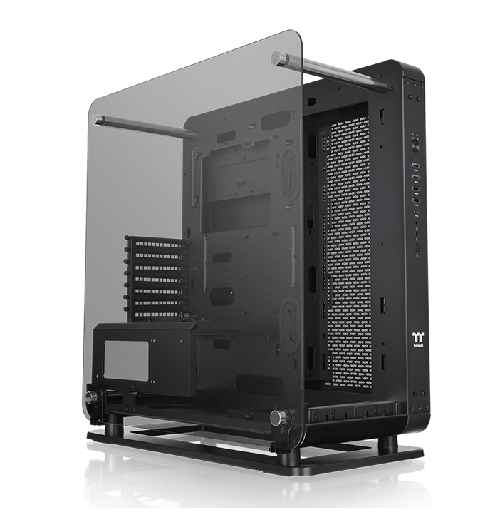Gabinete TT Core P6 Mid-Tower TG x3 Black