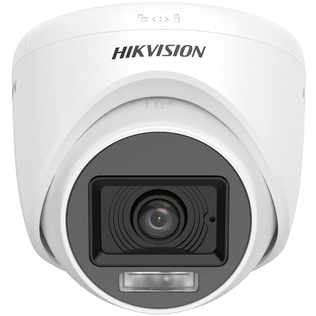 Camara Hikvision Turret Plastica 2 MP 2.8 mm DualLight Audio