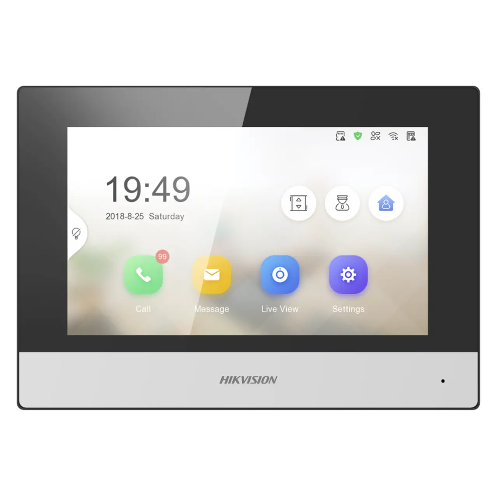 Pantalla IP Hikvision 7" para Videoportero