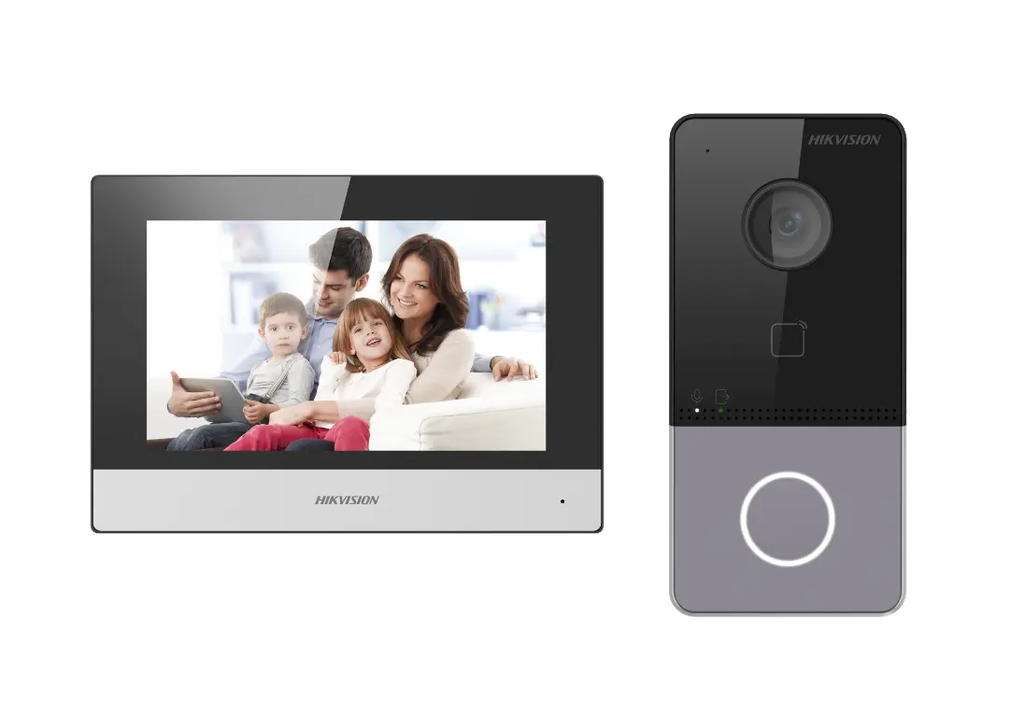 Kit Video Portero Hikvision Fente Wifi y Pantalla de 7 Wifi