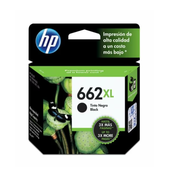 Cartucho HP 662XL Black Ink Cartridge