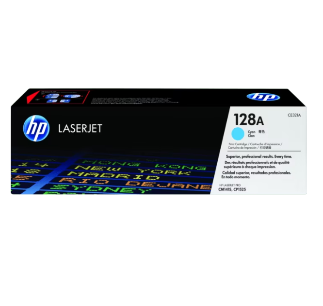Toner HP 128A LaserJet Pro CP1525/CM1415 Cyan Crtg