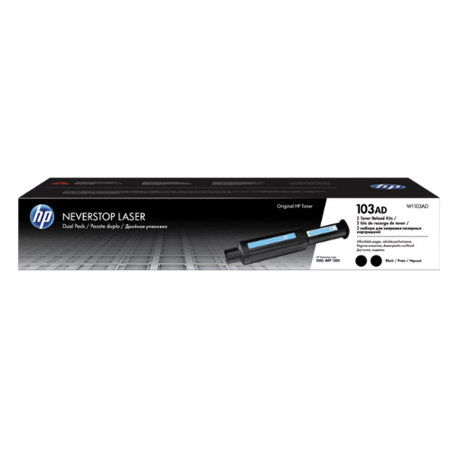 Toner HP 103AD 2 Pack Negro Reload Kit