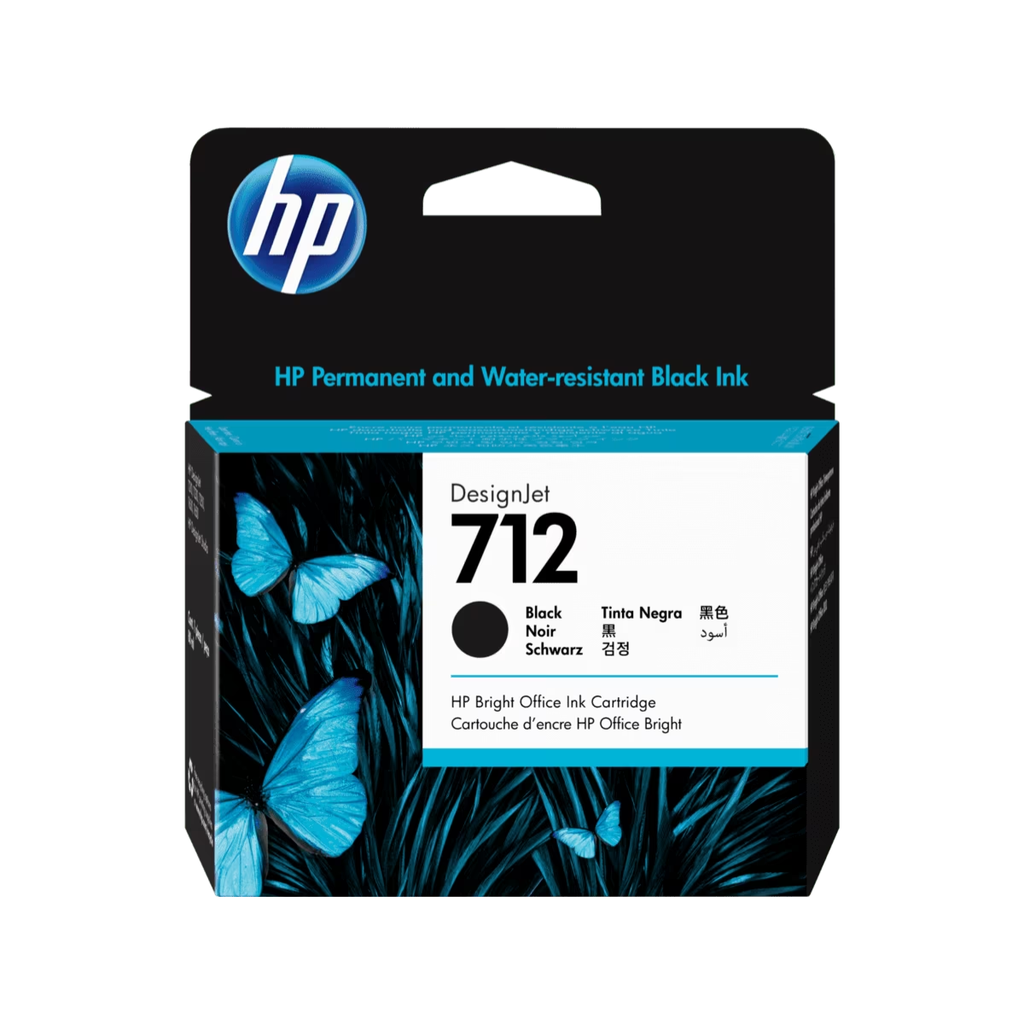 HP 712 80-ml Black Ink Cartridge (2852)