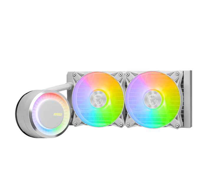 Water Cooling MSI MAG CORELIQUID E240 2x CPU Cooler 240mm White