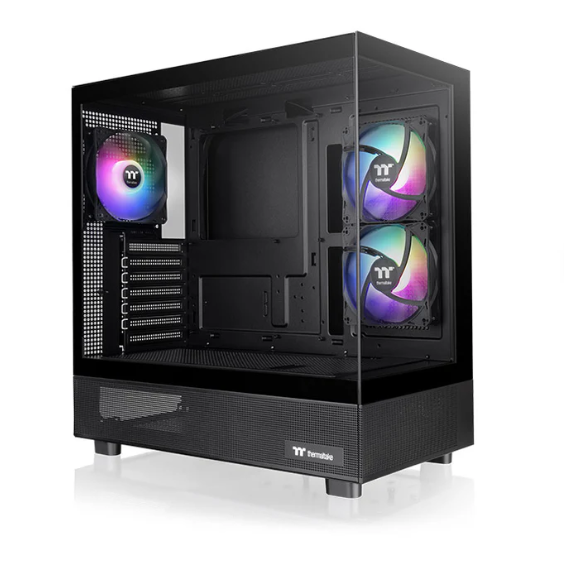 Gabinete TT View 270 Plus ARGB TG x2 Fan ARGB x3 Black