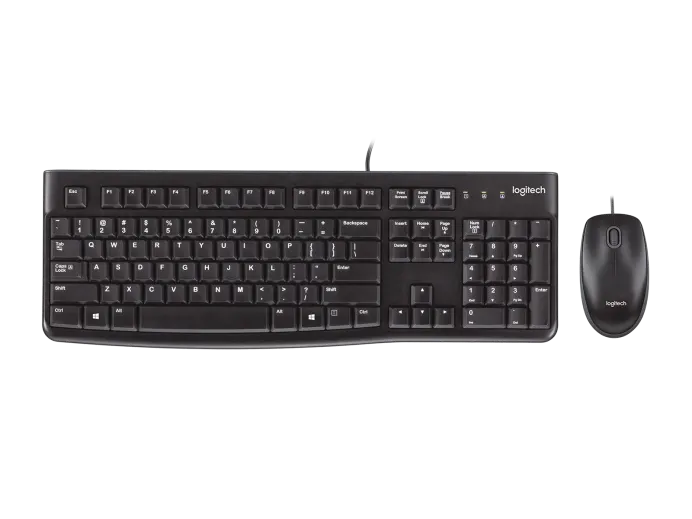Teclado y Mouse Logitech MK120 Black 920-004428