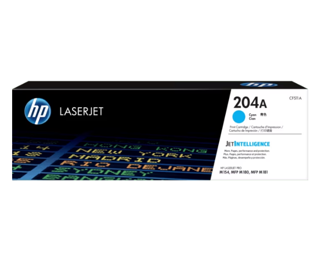 Toner HP 204A Cyan LaserJet Toner Cartridge