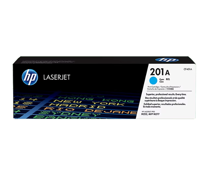 Toner HP 201A Cyan LaserJet Cartridge