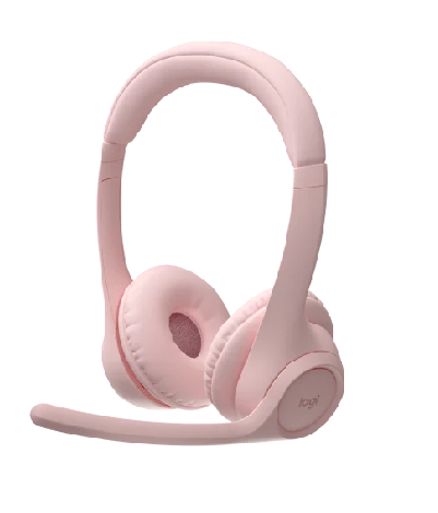 Auricular Logitech Zone 300 Rose Wireless 981-001411