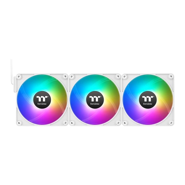 Fan Cooler TT CT120 EX ARGB 3 Fan Pack White