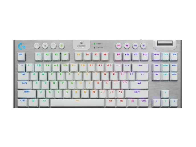 Teclado Logitech G915 X TKL White Mech RGB Wifi 920-012732