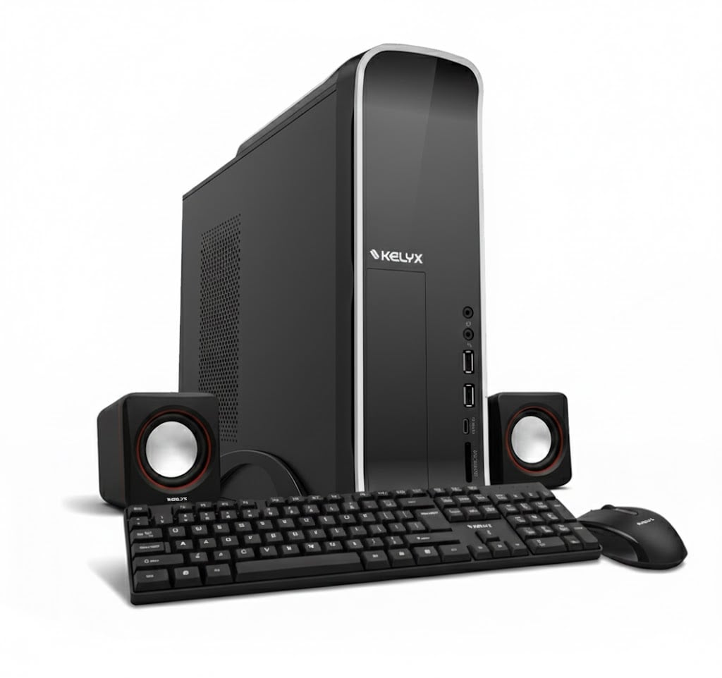 PC Kelyx Modelo LC727-08A SLIM Teclado Mouse Parlante