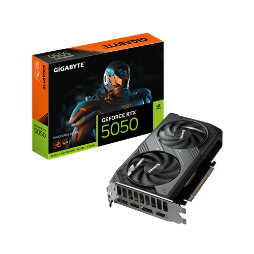 Placa de Video Gigabyte GeForce RTX 5050 WINDFORCE OC 8G