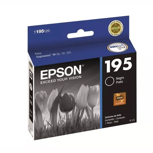 Cartucho Epson T195120 Negro