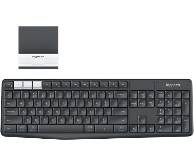Teclado Logitech K375s Wireless con Base 920-008166