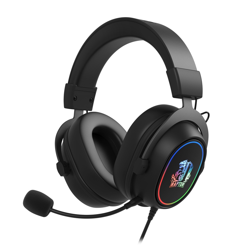 Auricular Raptor Inferno PRO RGB 7.1 USB Negro