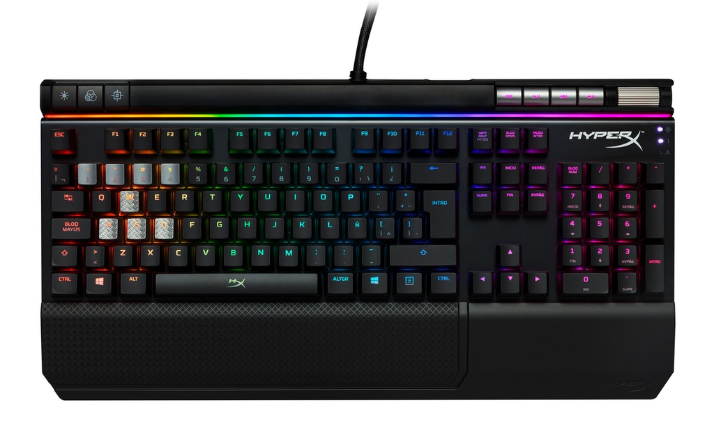 [101407] Teclado HyperX Alloy Elite RGB Mecánico Gaming Cherry Red (7570)