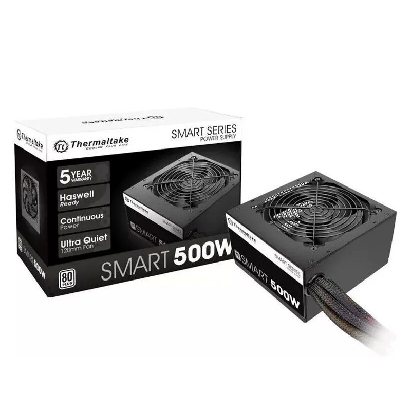 [101420] Fuente Thermaltake Smart 500W White 80 Plus