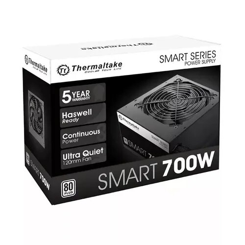 [101422] Fuente Thermaltake Smart 700W White 80 Plus