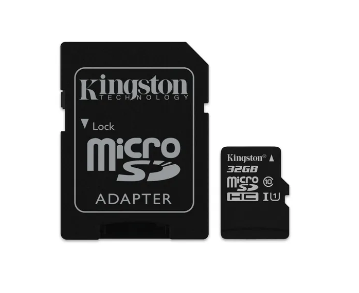 [101425] MicroSD KINGSTON 32GB c/Adap Clase 10 UHS-I (U1) 80MB/s Canvas (4707)