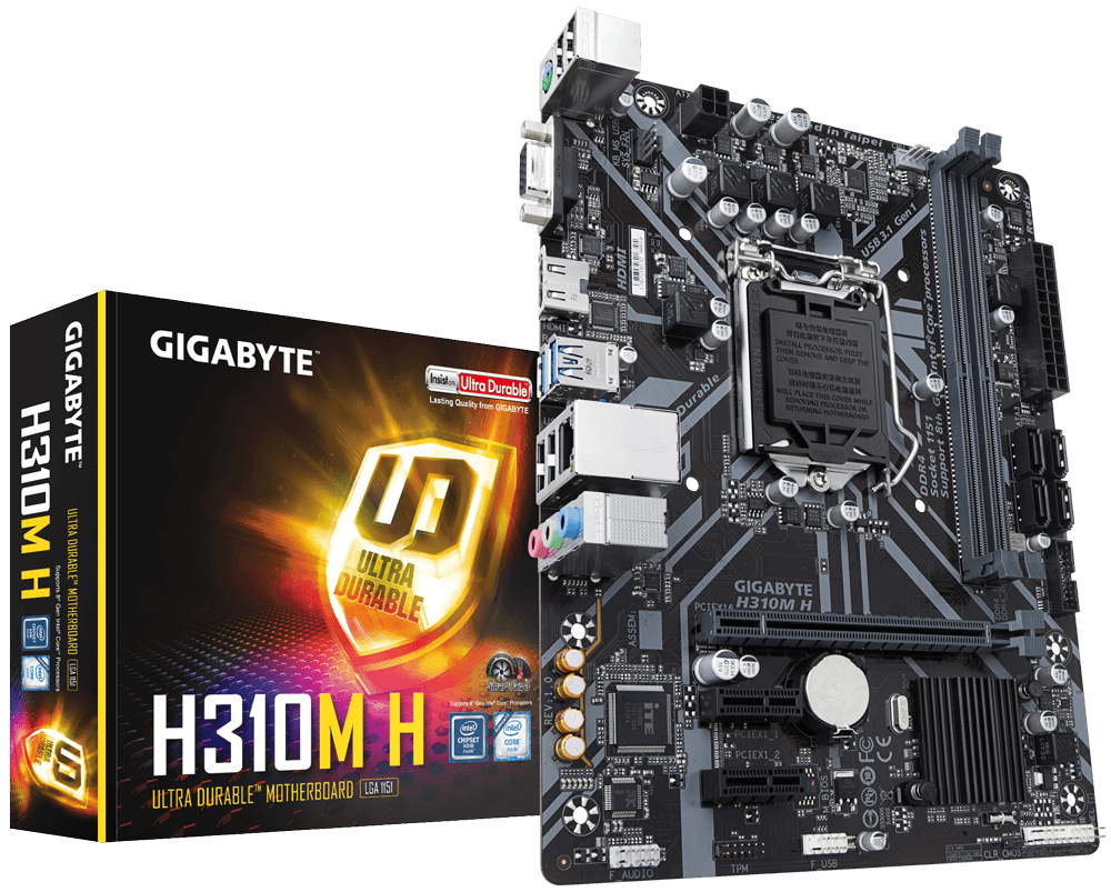 [101431] Mother GIGABYTE H310M-H s1151 DDR4 VGA/HDMI (8va y 9na Gen) (3445)